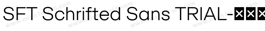 SFT Schrifted Sans TRIAL字体转换
